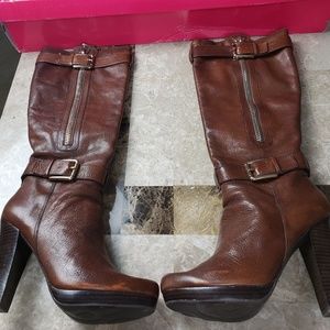BCBGirls Badass Leather Boots in 7.5